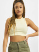Sixth June Tops sans manche Rib Essential jaune